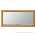 Espejo de espejo curvo de color rectangular